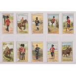 Cigarette cards, Phillips, Types of British Soldiers (M651-M675) (set, 25 cards) (gd/vg)