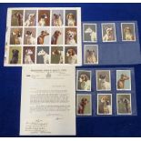 Trade cards, Walker Harrison & Garthwaite, Dogs, 'M' size, 12 different cards (two with light