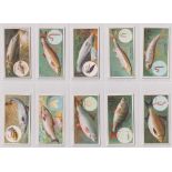 Cigarette cards, Churchman's, Fish & Bait (49/50, missing no 26) (some slight age toning, gd) (49)