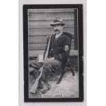 Cigarette card, Smith's Champions of Sport (blue back) type card Private Ward Rifle Shooter (gd) (