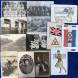 Postcards, Military, WW1, Women at War, a collection of 13 cards, Nurses & WAAC, RP's & printed inc.