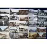 Postcards, Suffolk, a selection of approx. 60 cards of Suffolk with RP's of Woodbridge, Dunwich