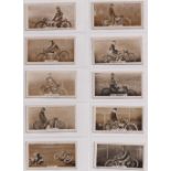 Cigarette cards, 3 part-sets, Pattreiouex, Dirt Track Riders, (descriptive), (42 cards), Churchman'