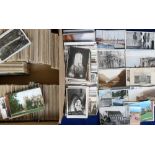 Postcards, a large mixed UK topographical, subjects and a few foreign selection of approx. 1200