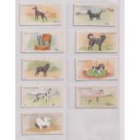 Cigarette cards, Dogs, a selection, Cope's, Dogs of the World (Scandinavian), (9), Edwards, Ringer &