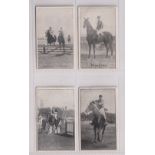 Cigarette cards, Australia, Horseracing, Dungay, Ralph & Co, Racehorses & Incidents, 4 cards,