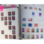 Stamps, Collection housed in 4 albums, 1 empty as new, 1 GB QV-QEII mint and used including