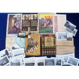 Military Ephemera, a collection of items to include 2 1935 and a 1937 programme for the Aldershot