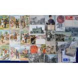 Postcards, a collection of 27 cards and covers of postal interest incl. Postmen of the British