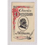 Cigarette card, Cope's, Charles Dickens Album, 4-page insert card advertising album offer with '