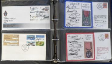 Stamps, Collection of Royal Air Force covers including many signed covers and scarce flights (58)