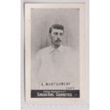 Cigarette card, Football, Cohen, Weenen, Heroes of Sport, type card, A Montgomery, Bury (sl cr,