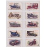 Cigarette cards, Lambert & Butler, Motors (set, 25 cards) (gen gd)