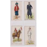 Cigarette cards, Hill's, Colonial Troops (Perfection Vide Dress), 4 cards, 45th Sikhs, The Royal