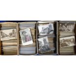 Postcards, a large collection of over 2000 cards incl. UK and foreign topographical, subjects,