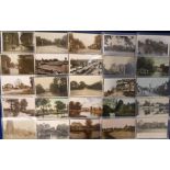 Postcards, a selection of approx. 90 cards of Middlesex, with RP's of Strawberry Hill Rd, Uxbridge