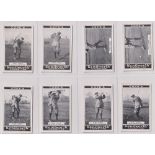 Cigarette cards, Cope's, Golf Strokes, 'M' size (set, 32 cards) (gd)