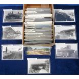 Rail, Postcards/Photographs, a collection of approx. 320 photos and a few postcards of UK railway