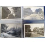 Postcards, a Berkshire selection in modern album of approx. 38 cards of Ascot and Bracknell, also