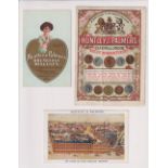 Trade advertising, Huntley & Palmers, three items, a four page fold-out listing details of different