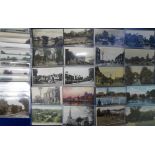 Postcards, a collection of approx. 90 cards, mainly Middlesex with many good RP's of Watford Rd