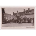 Postcard, Suffolk, Barton Mills, RP showing the Bull Hotel with motor car outside (unused, vg) (1)