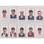 Cigarette & trade cards, Wills, Cricketers 1908 (WILLS's) (set, 50 cards) plus 2 variations, Boy's