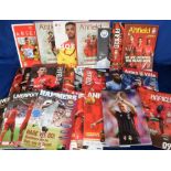 Football programmes, Liverpool FC, a collection of approx. 120 modern matchday programmes, 2000's,