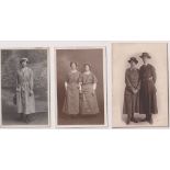 Postcards, Military, Women at War, WWI, 7 RP's, Munition Workers, Hull Fairies, WPC & WAAC photo (