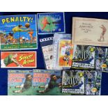 Football, a selection of items inc. Pepys, Box Games, Penalty & International Football Whist,