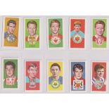 Trade cards, Barratt's, Famous Footballers A15 Series (set, 50 cards) (vg)