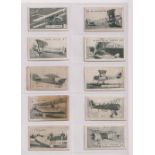 Trade cards, Australia, Allen's, Aeroplanes, grey/green, back inscribed '72 in a full set' (32/