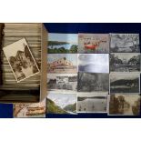 Postcards, Foreign, a collection of approx. 700 cards RP's & printed, various locations including