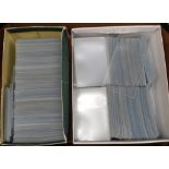 Postcard Sleeves, approx. 1700 used sleeves (6 x 4") (gd)