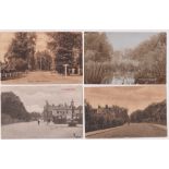 Postcards, Stanmore, Middlesex, 7 cards including 2 RP's showing The Rectory & Stanmore Old Church &