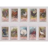 Cigarette cards, Smith's, Fowls, Pigeons & Dogs, (set, 50 cards) (gd/vg)