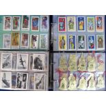 Trade cards, 4 albums of trade cards, sorted alphabetically A-C, many different issuers and series