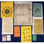 Ephemera, Fortune Telling, circa 1850-1910 inc. booklets Gipsy Fortune Teller and The Norwood