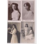 Postcards, Russian Royalty, RP's, five cards, all showing Russian Princesses inc. Grand Duchess