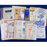 Football programmes, selection of approx. 70, 1950's programmes, many sub-standard & several with