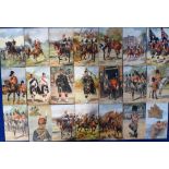 Postcards, Military, a collection of 53 Military cards published by Tuck from various Oilette