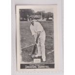 Cigarette card, Cricket, Cohen, Weenen, Heroes of Sport, type card, Easby (vg) (1)