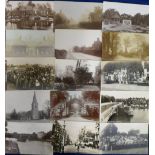 Postcards, Berkshire, a collection of 130+ cards, RP's & printed, locations include Reading,