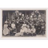 Postcard, Royalty, Russian Royal Family, RP showing Alexander III and large family group (unused,