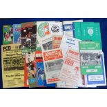 Football programmes, Scottish selection, 1960's onwards, various Clubs inc. Clyde, Aberdeen,