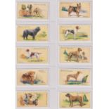 Cigarette cards, Hignett's, Dogs, (set, 50 cards) (ex)