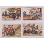 Trade cards, Liebig, two sets, German Army Uniforms IV, ref S194 (6 cards) & German Army Uniforms V,