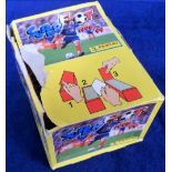 Football stickers, Panini, an open counter-display box containing approx. 100 un-opened packets '