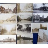 Postcards, Reading, a good RP selection of 12 cards of Reading inc. Oxford St, St Mary's Butts Rd,