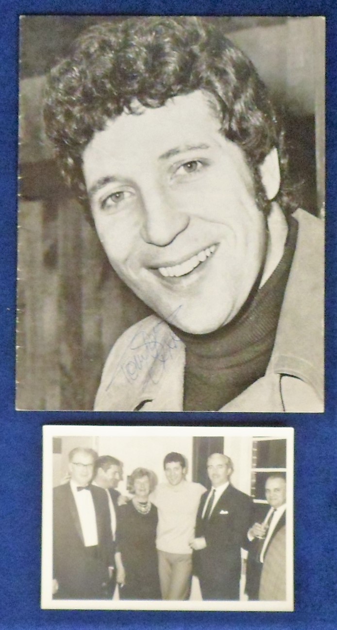 Autographs, Tom Jones 1967 tour programme signed by Tom Jones, Kathy Kirby and Johnny Harris sold